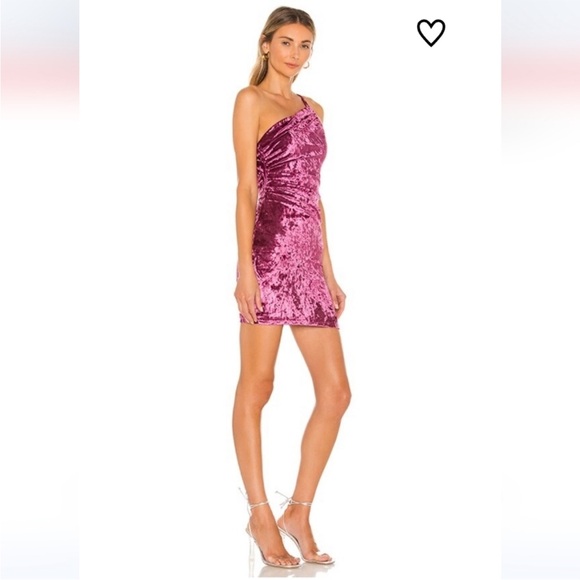 Revolve Superdown Corella Crushed Velvet Mini Dress - Picture 2 of 7